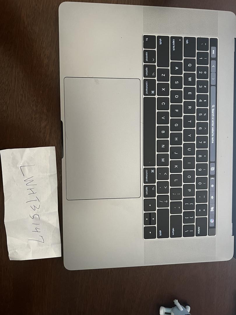 MacBook Pro 2017 (With Touch Bar) - 15", color Gray