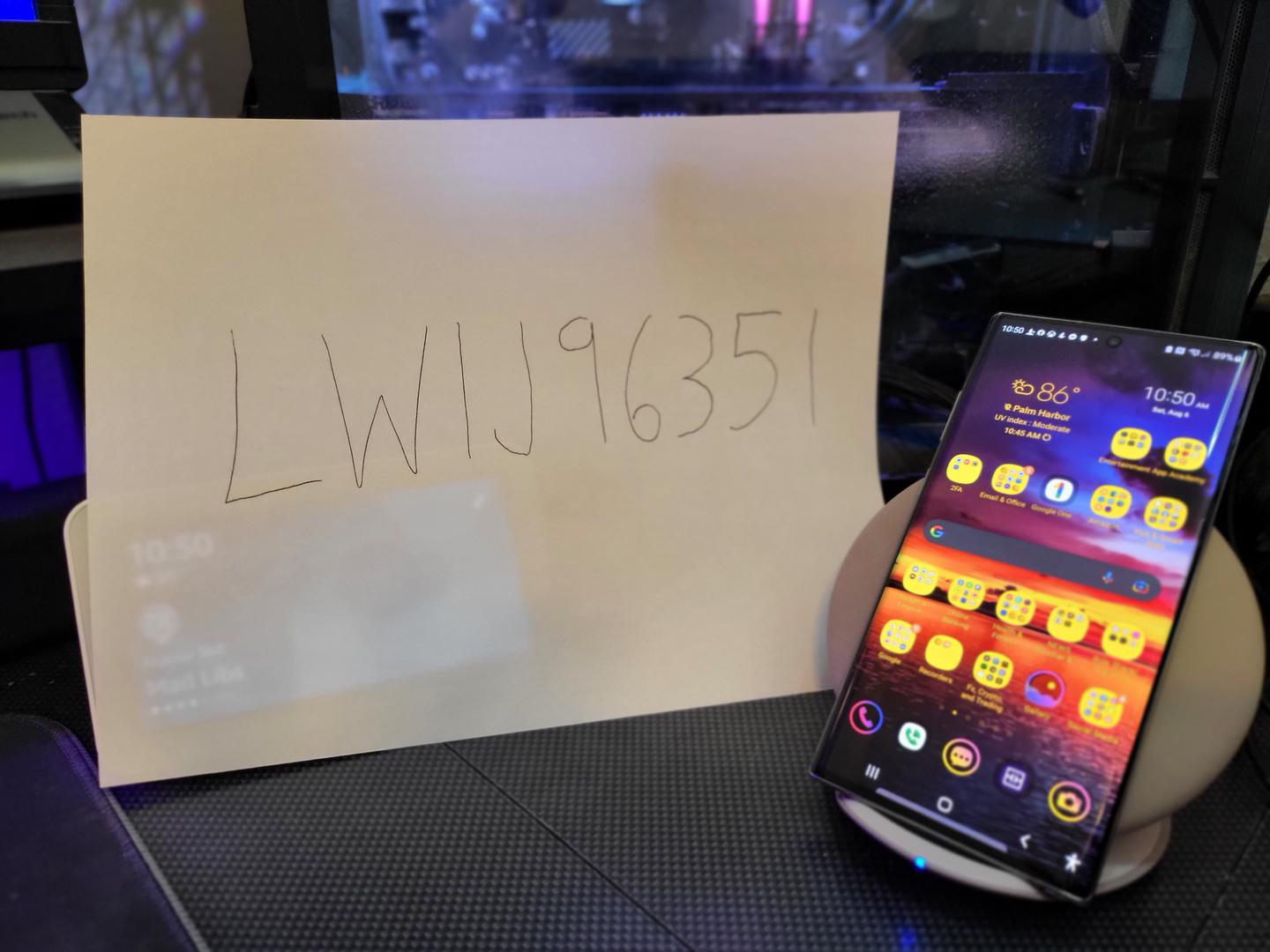 Samsung Galaxy Note 10 Plus, color Aura Glow