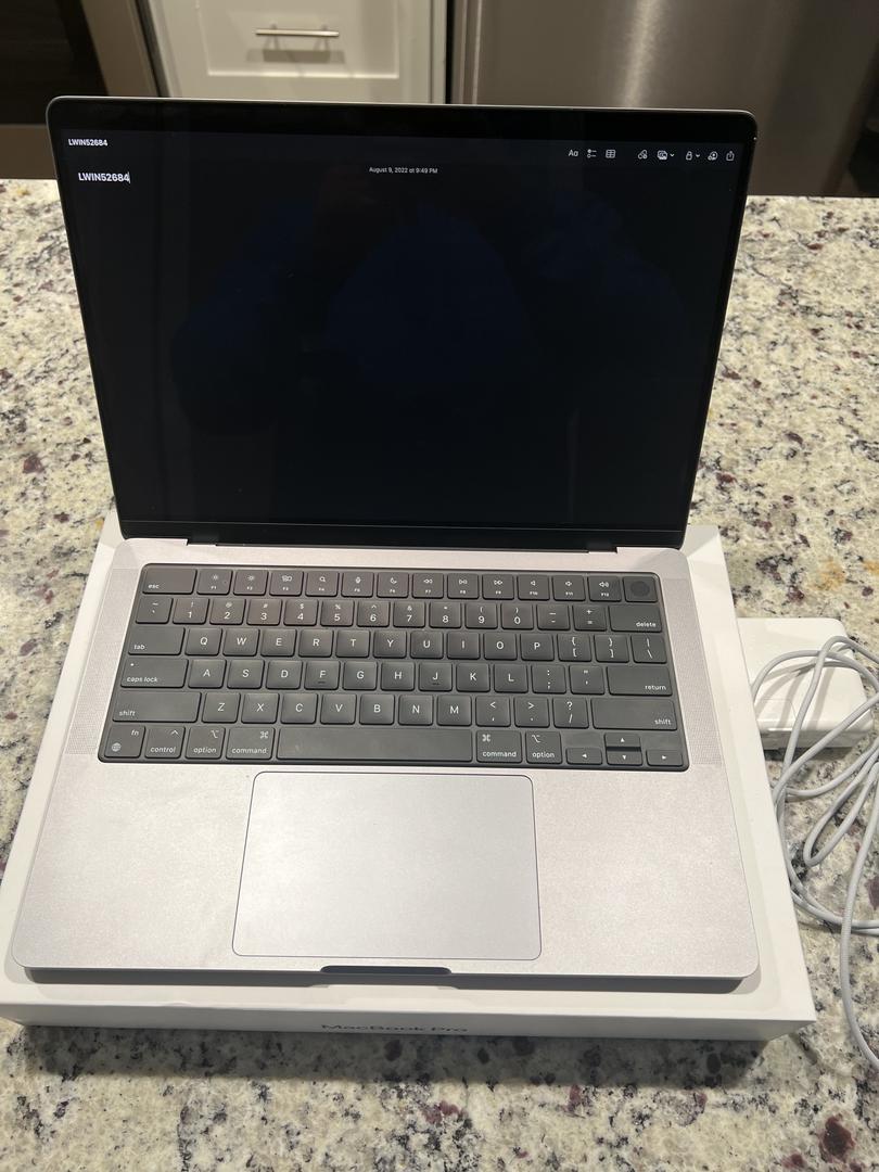 MacBook Pro 2021 - 14", color Gray