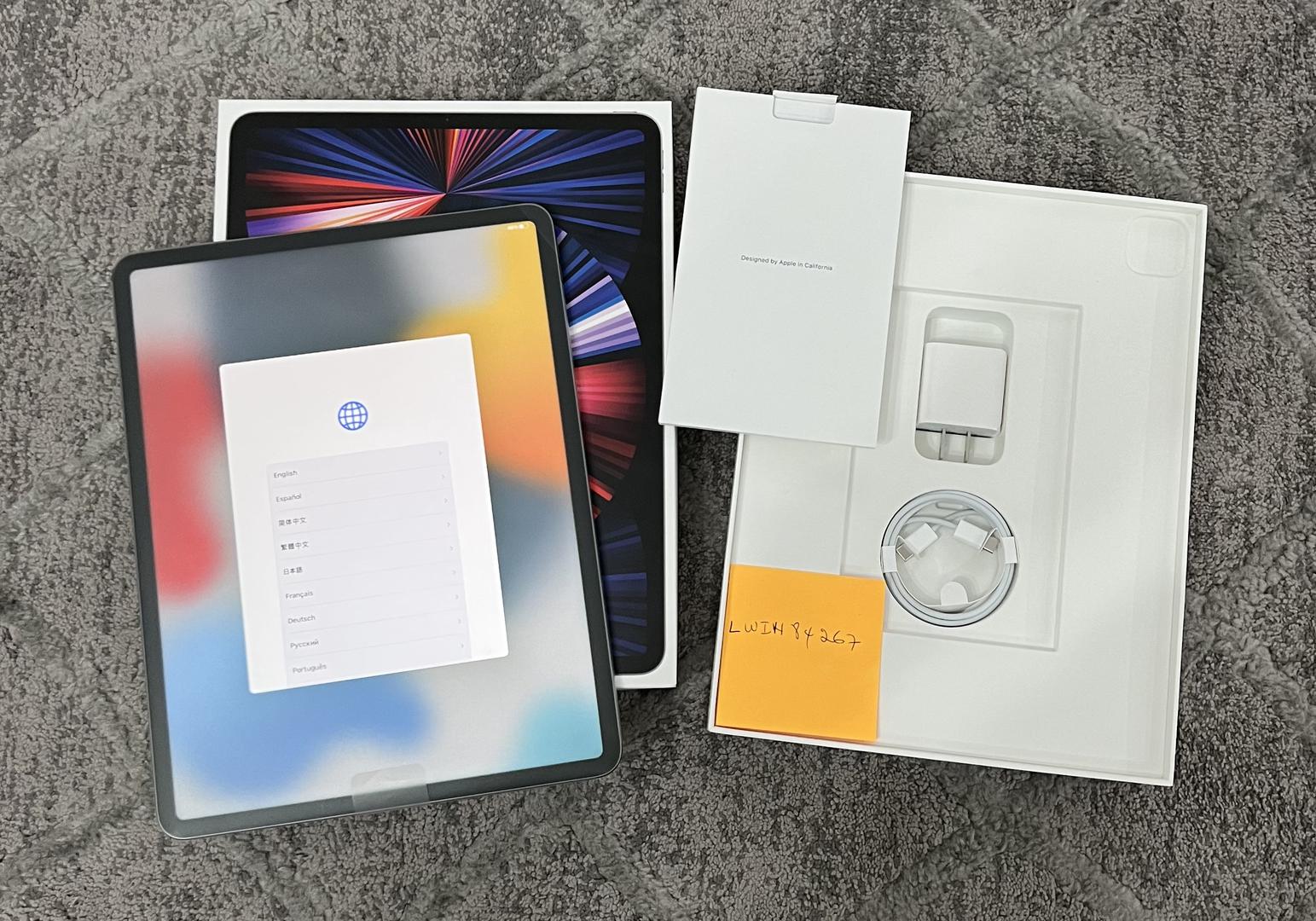 Apple iPad Pro 12.9" 5th Gen 2021, color Gray