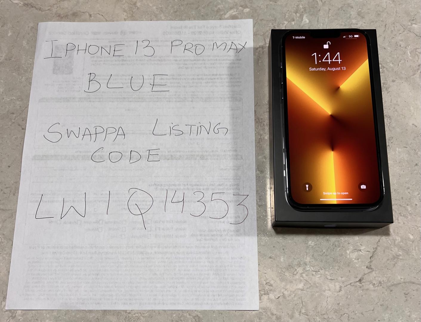 Apple iPhone 13 Pro Max, color Sierra Blue