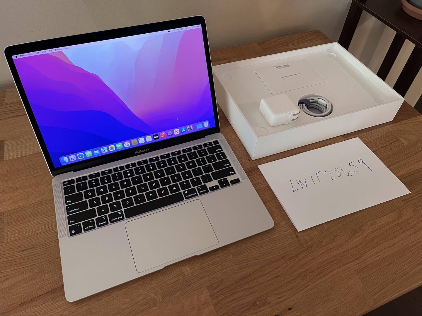 MacBook Air 2020 13" Apple M1, Silver, 256GB, 8GB LWIT28659 Swappa