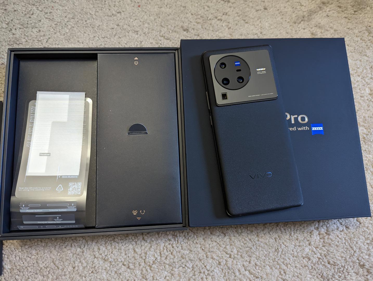 vivo X80 Pro, color Black