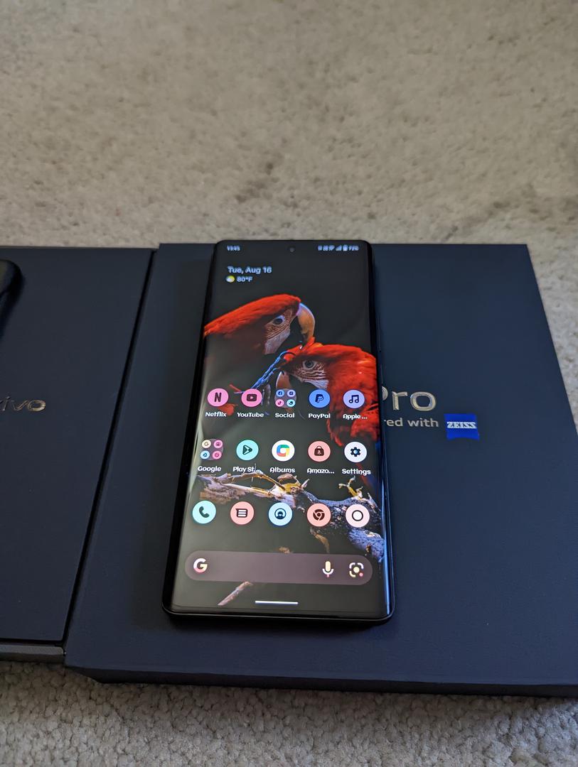 vivo X80 Pro, color Black