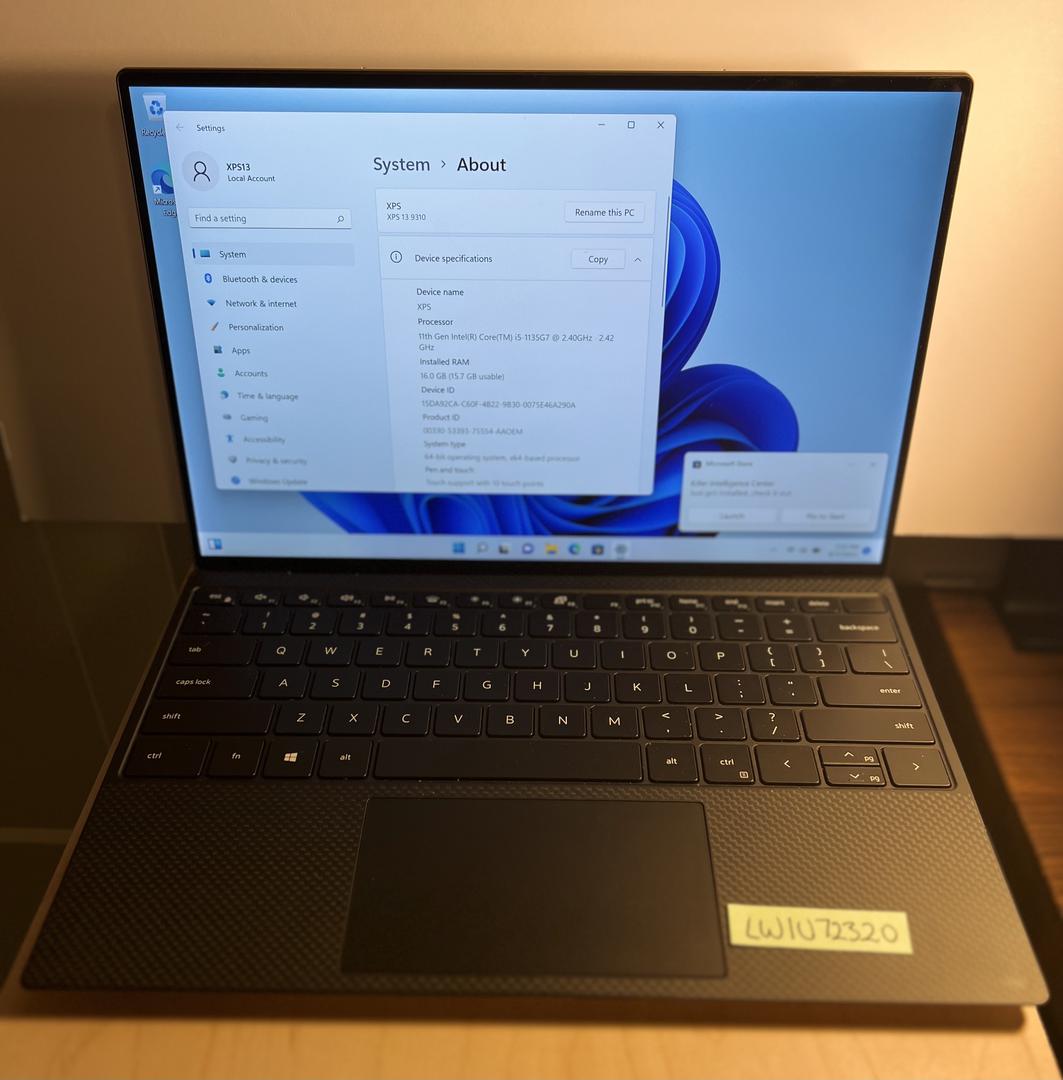 Dell XPS 13 9310 (2020), color Silver