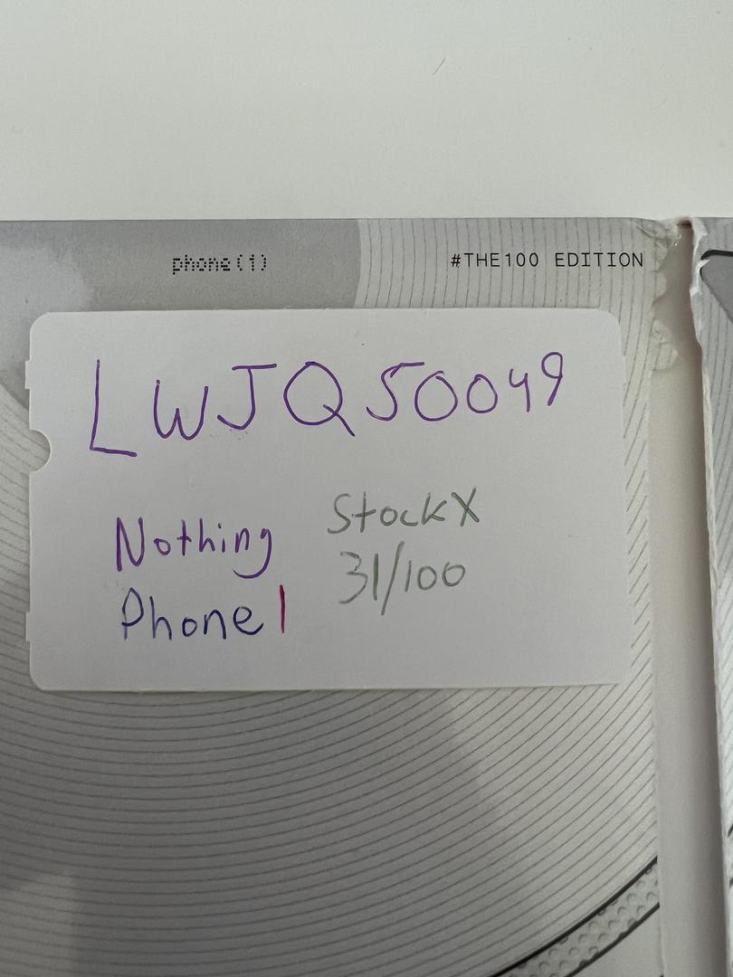 Nothing Phone (1), color White