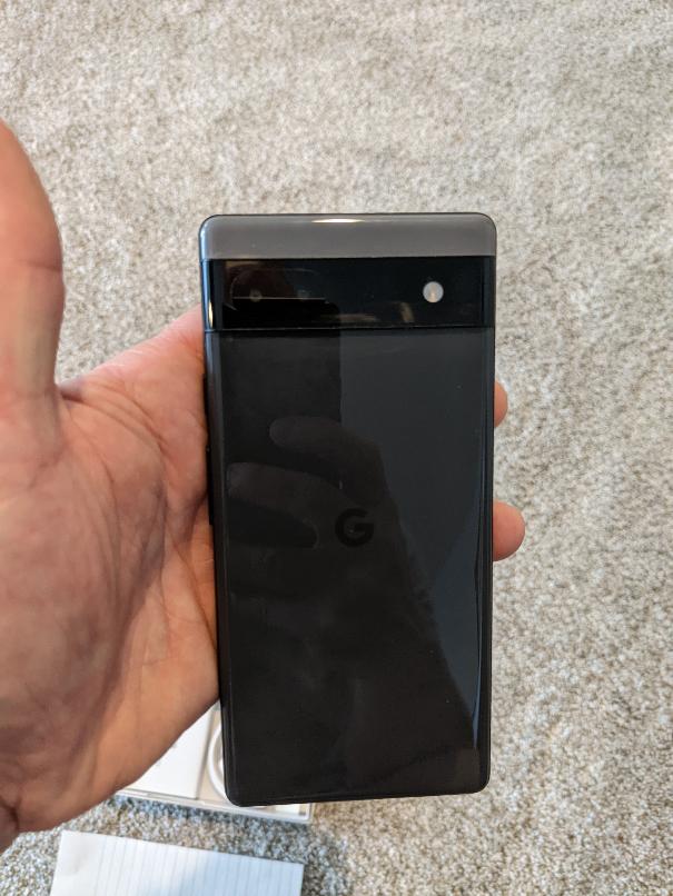 Google Pixel 6a, color Charcoal