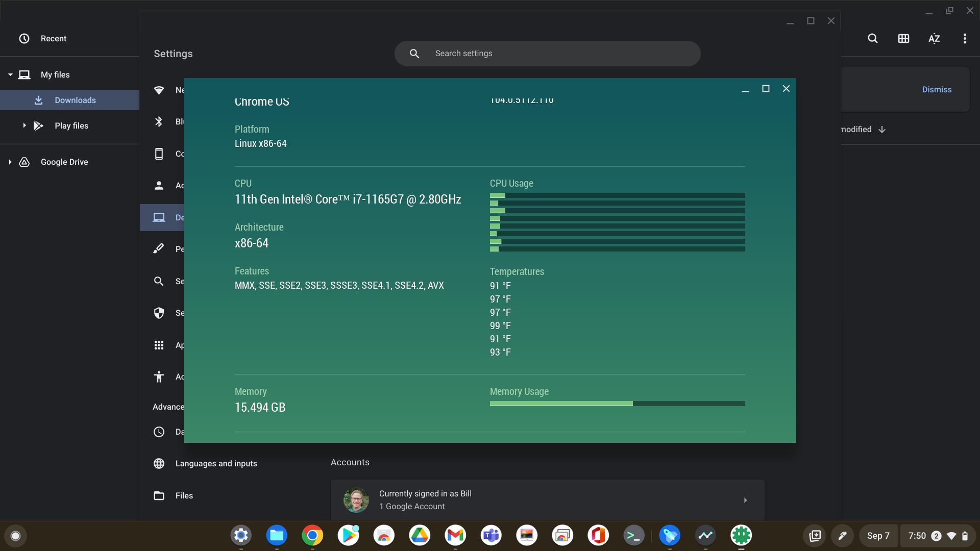 Asus Chromebook CX9 14", color Black