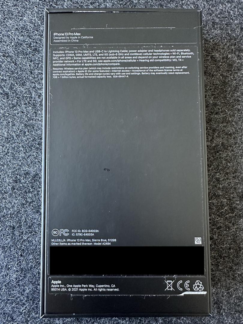 Apple iPhone 13 Pro Max, color Sierra Blue