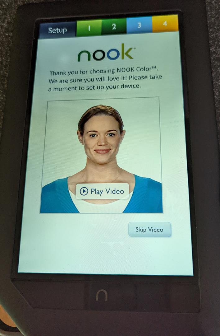 Nook Color, color Gray