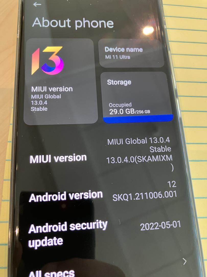 Xiaomi Mi 11 Ultra, color Ceramic White