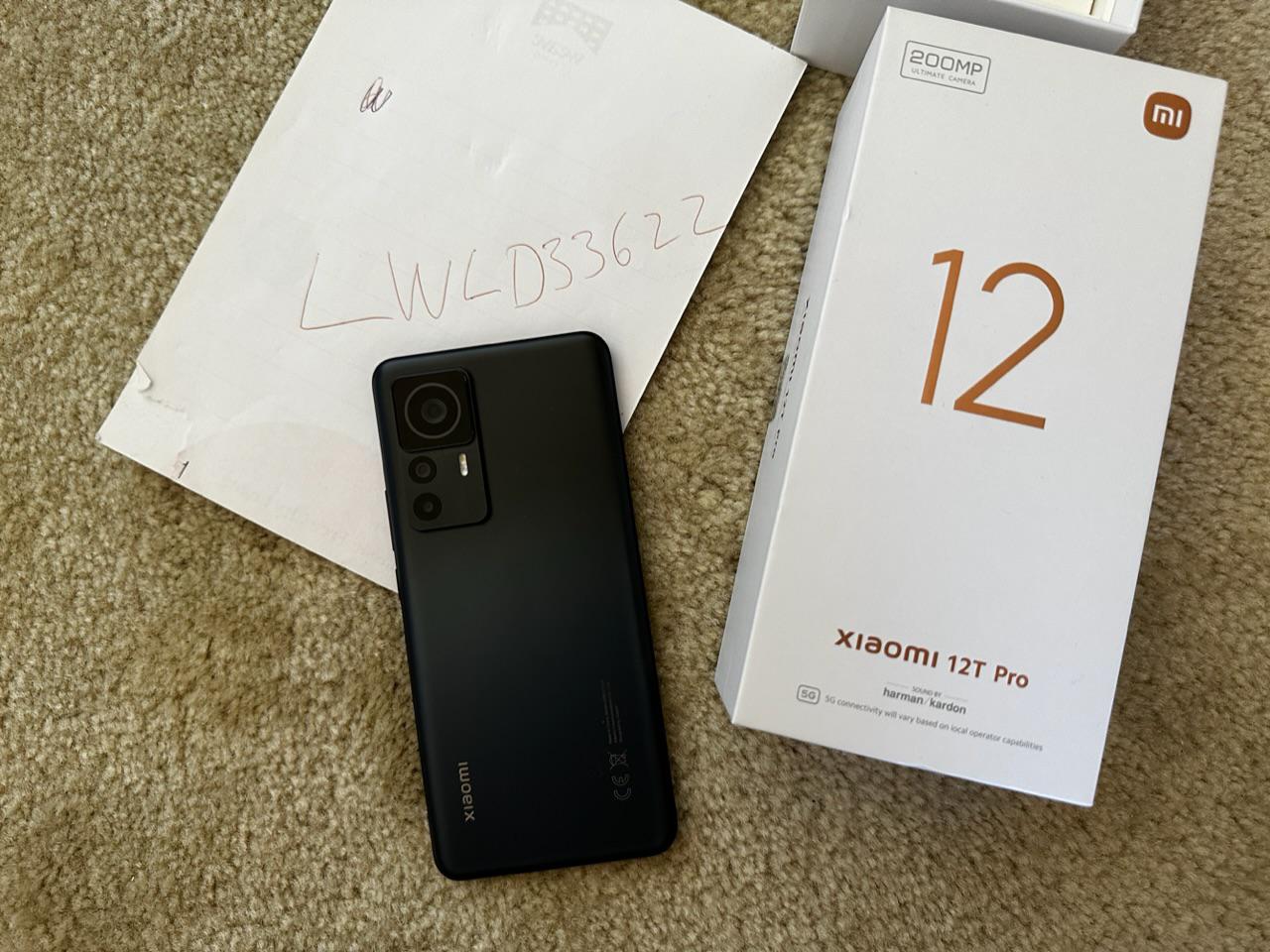 Xiaomi 12T Pro, color Black