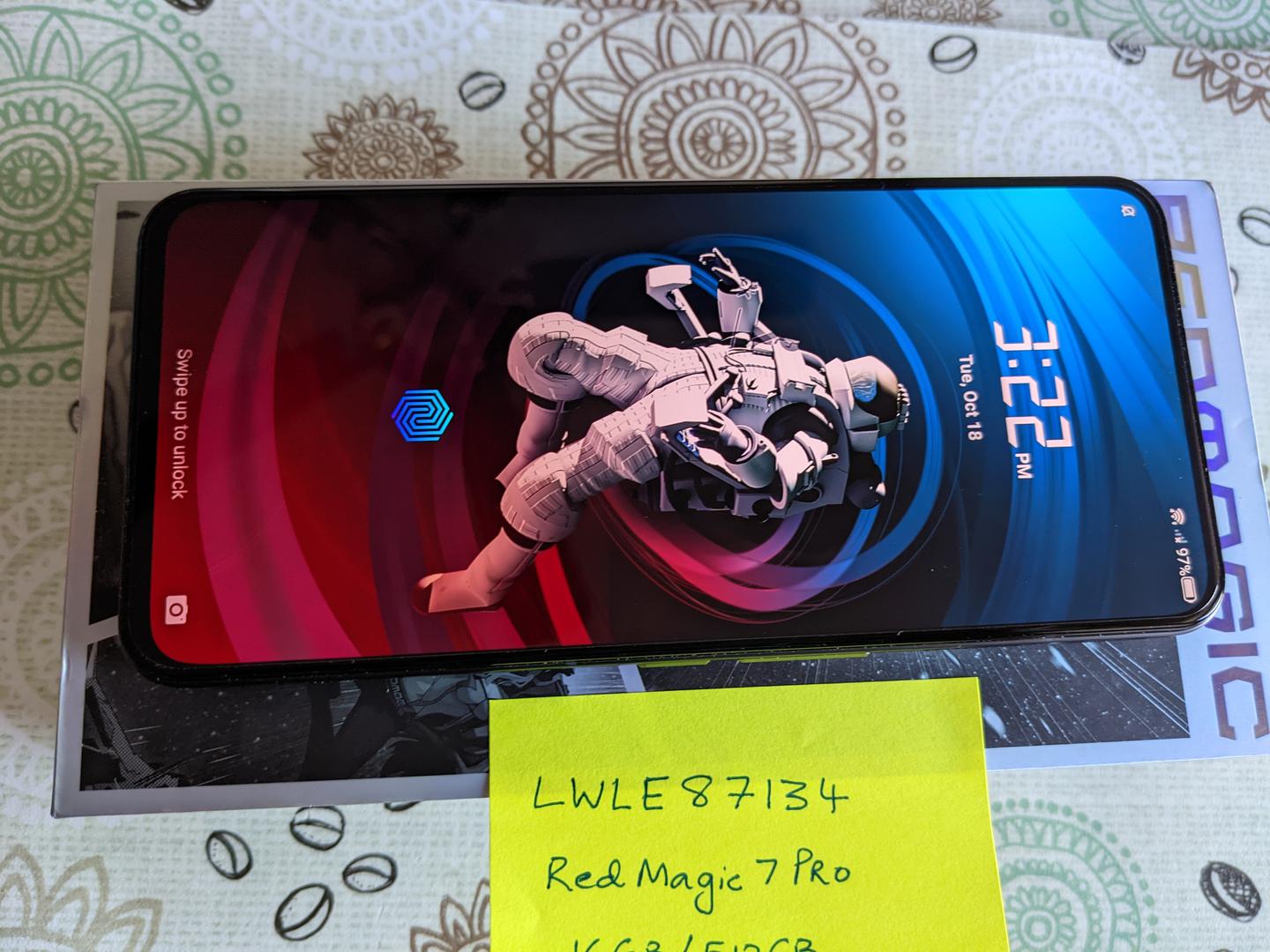 ZTE nubia Red Magic 7 Pro, color Black