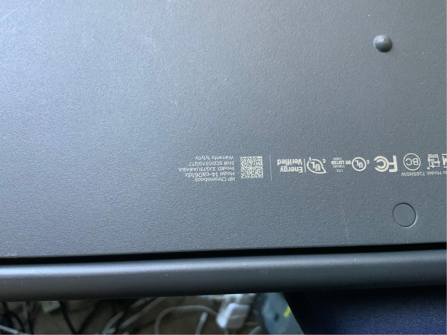 HP Chromebook 14, color Gray