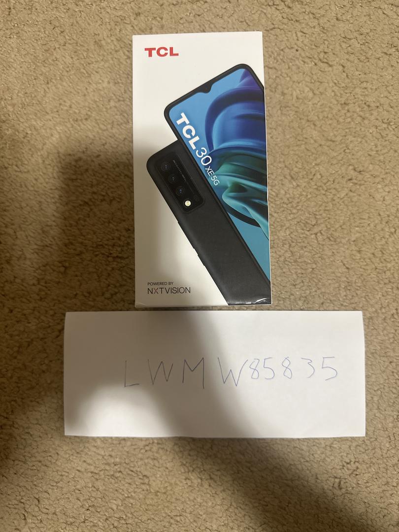 TCL 30 XE 5G, color Black