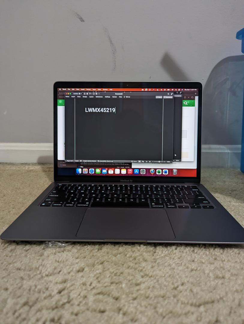 MacBook Air 2020 - 13", color Gray