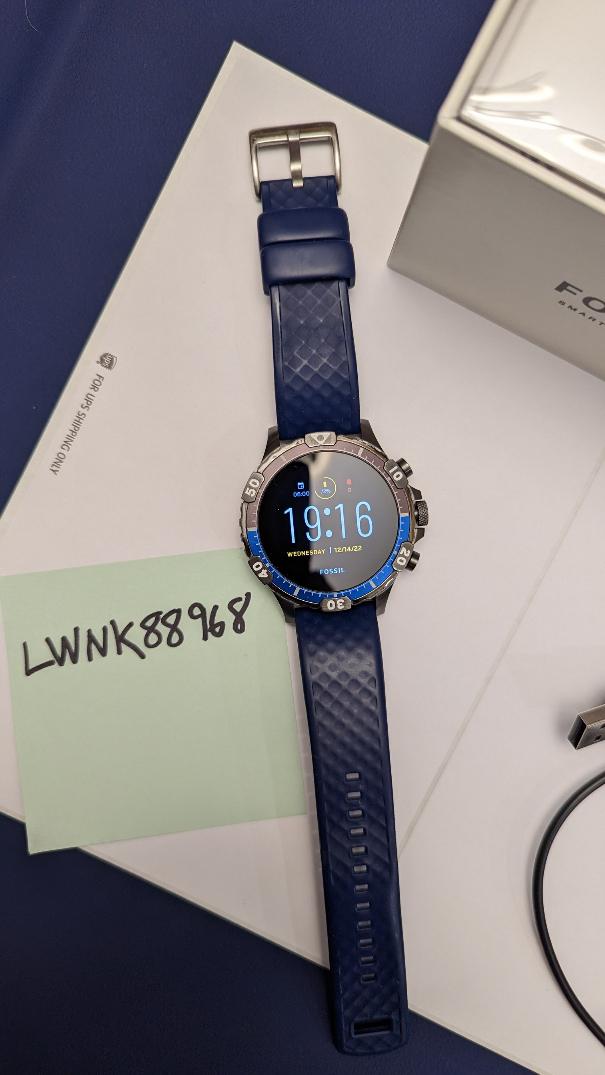 Fossil Gen 5 Garrett, color Blue