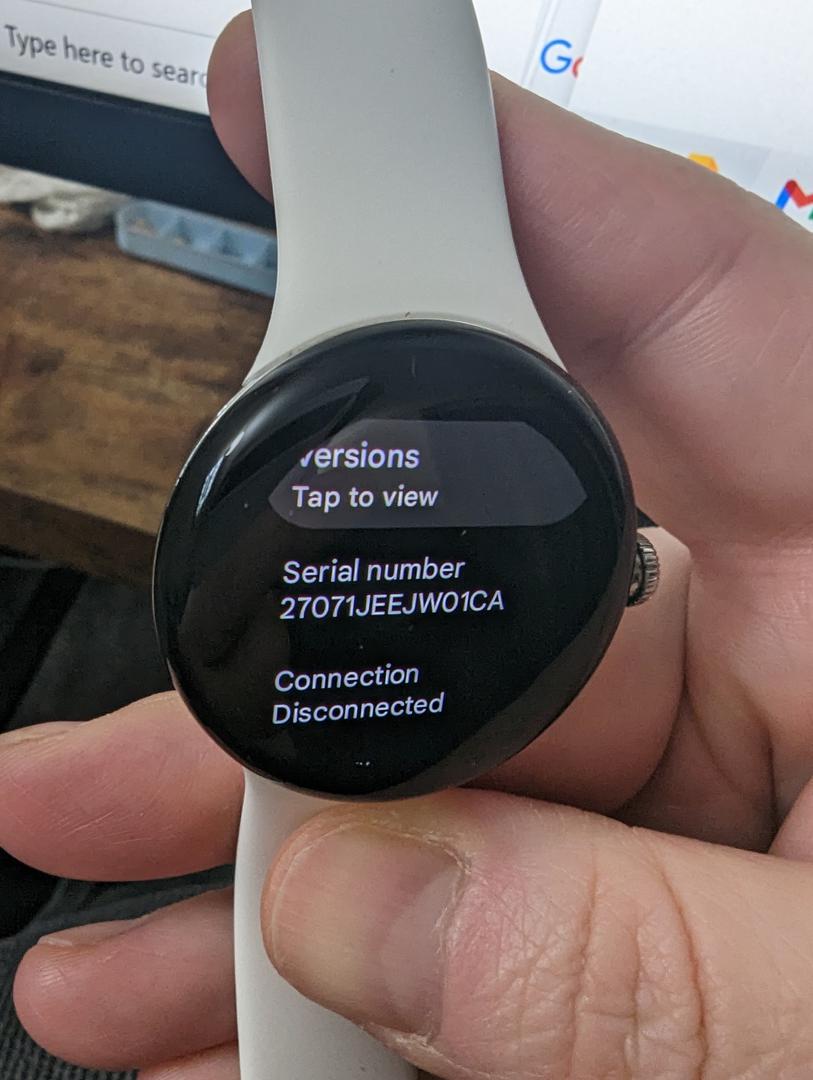 Google Pixel Watch, color Silver