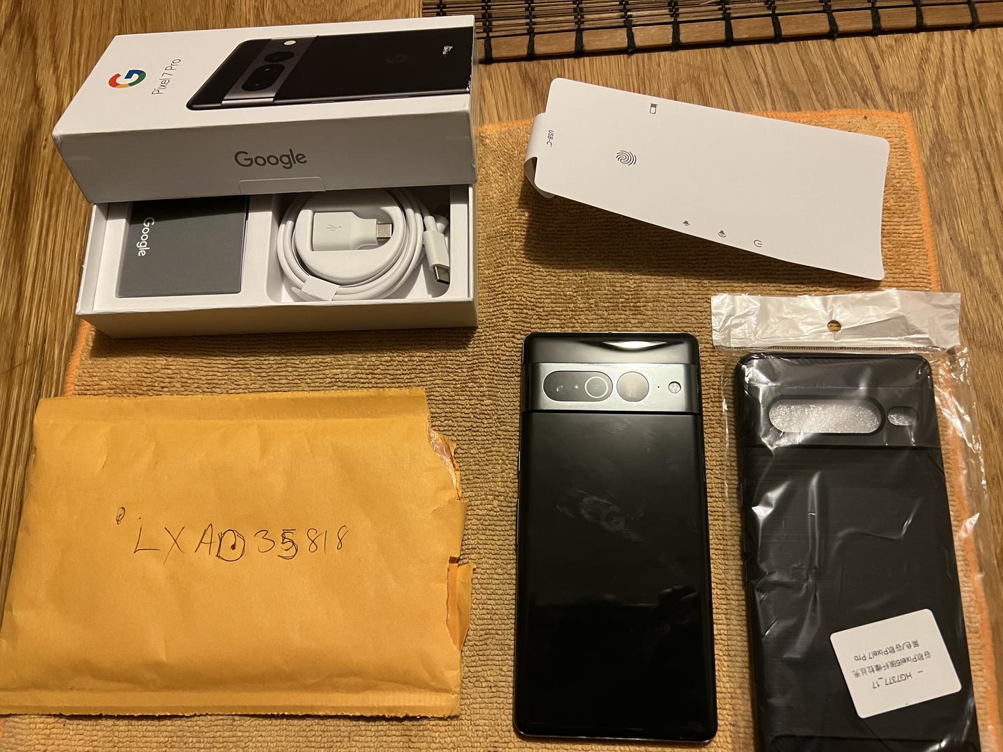 Google Pixel 7 Pro, color Obsidian