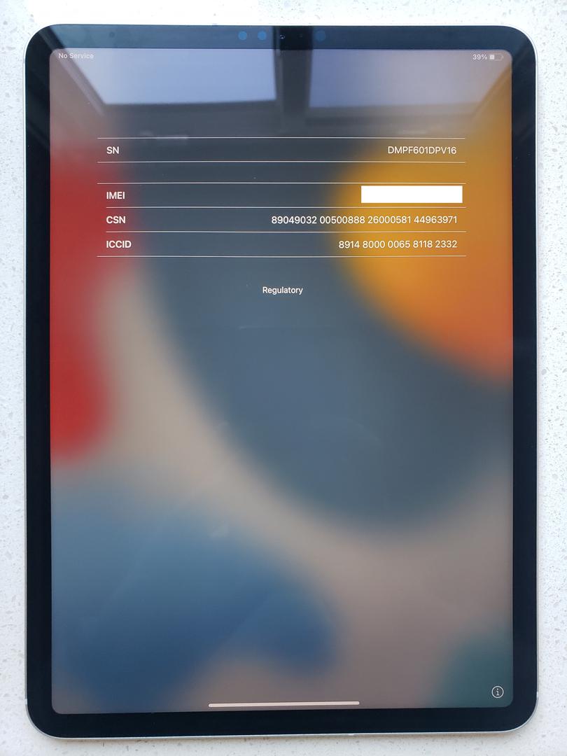 Apple iPad Pro 11" 2nd Gen 2020, color Silver