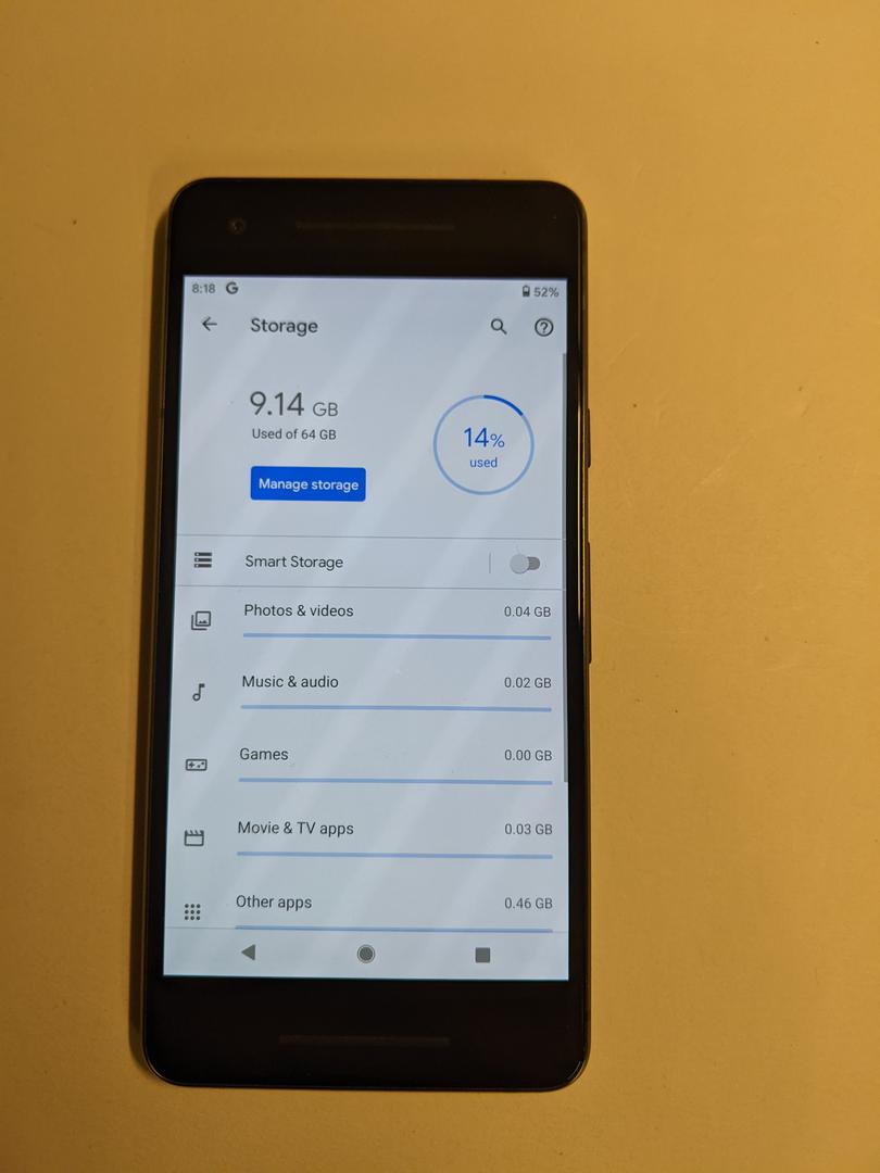 Google Pixel 2, color Black