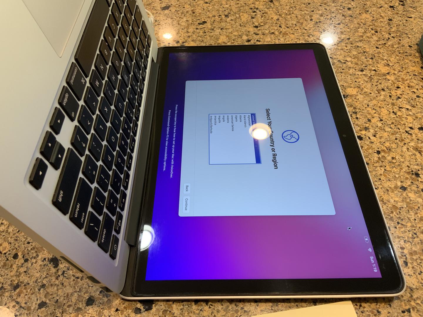 MacBook Pro 2014 (Retina) - 13", color Silver