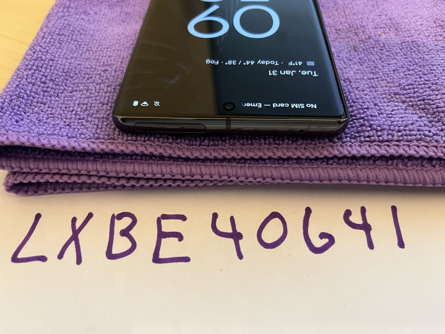 Google Pixel 7 Pro, color Obsidian