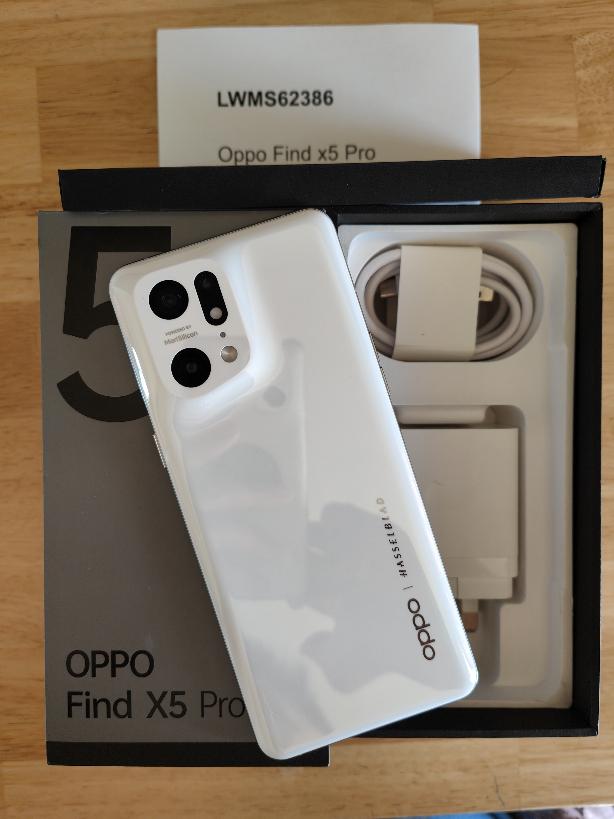 Oppo Find X5 Pro, color White