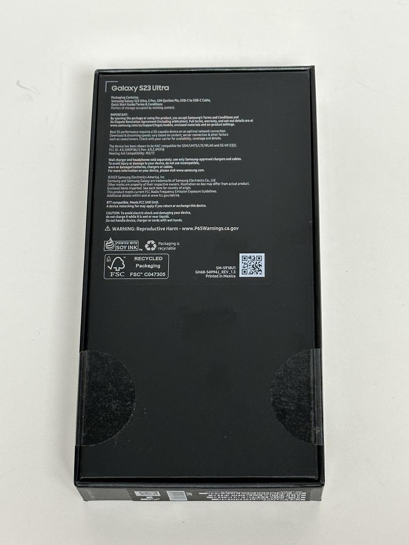 Samsung Galaxy S23 Ultra, color Black