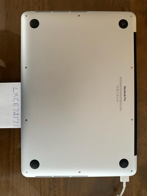 MacBook Pro 2013 (Retina) - 13", color Silver
