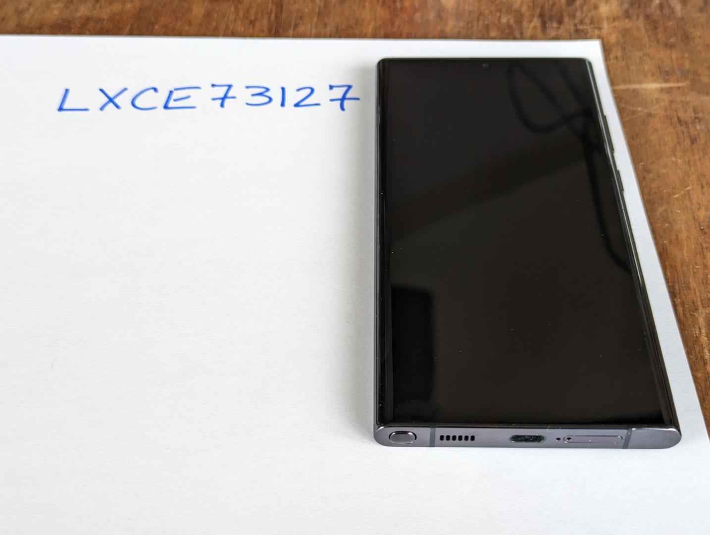 Samsung Galaxy S22 Ultra, color Black