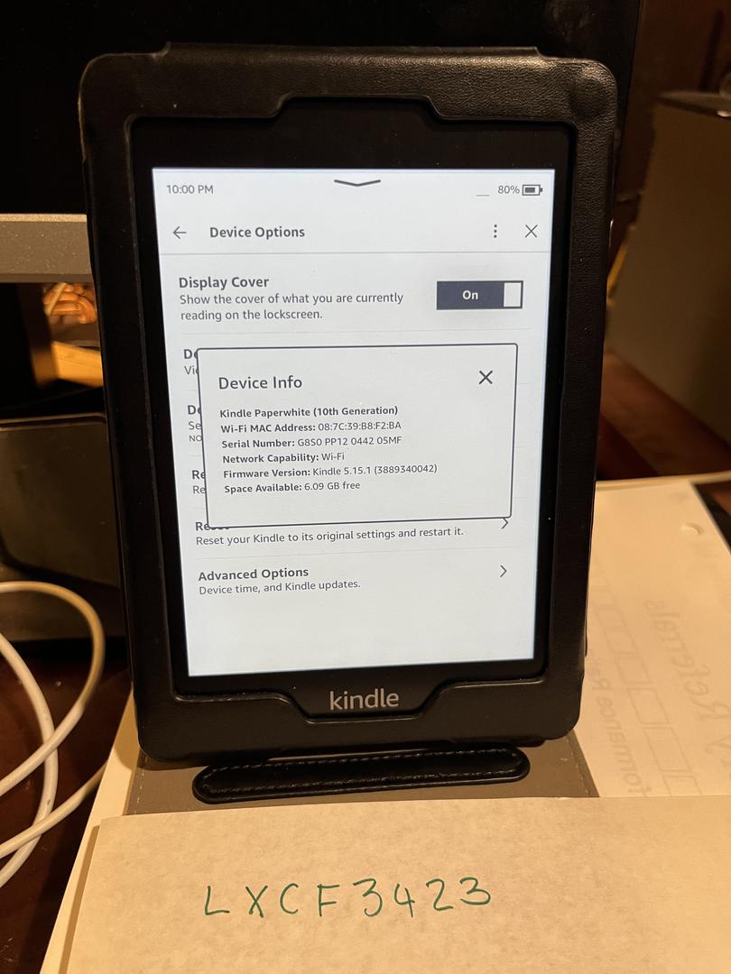Amazon Kindle Paperwhite 10th Gen, color