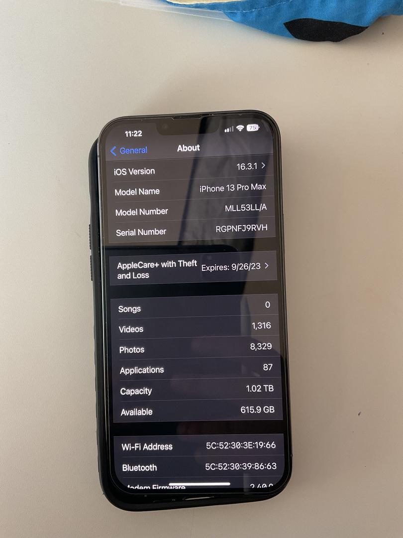 Apple iPhone 13 Pro Max, color Sierra Blue