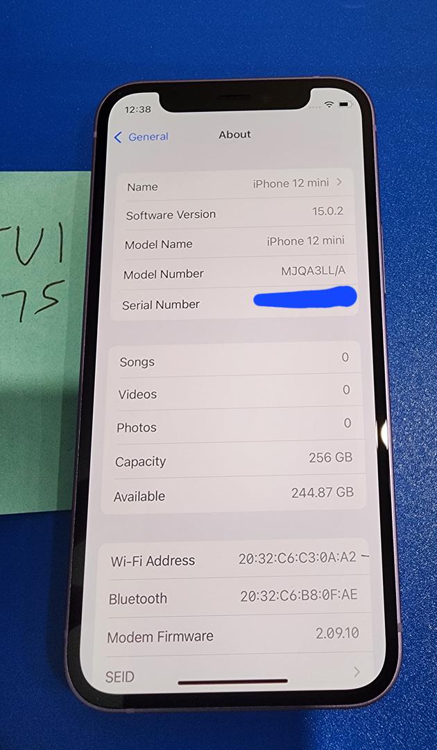 Apple iPhone 12 Mini, color Purple