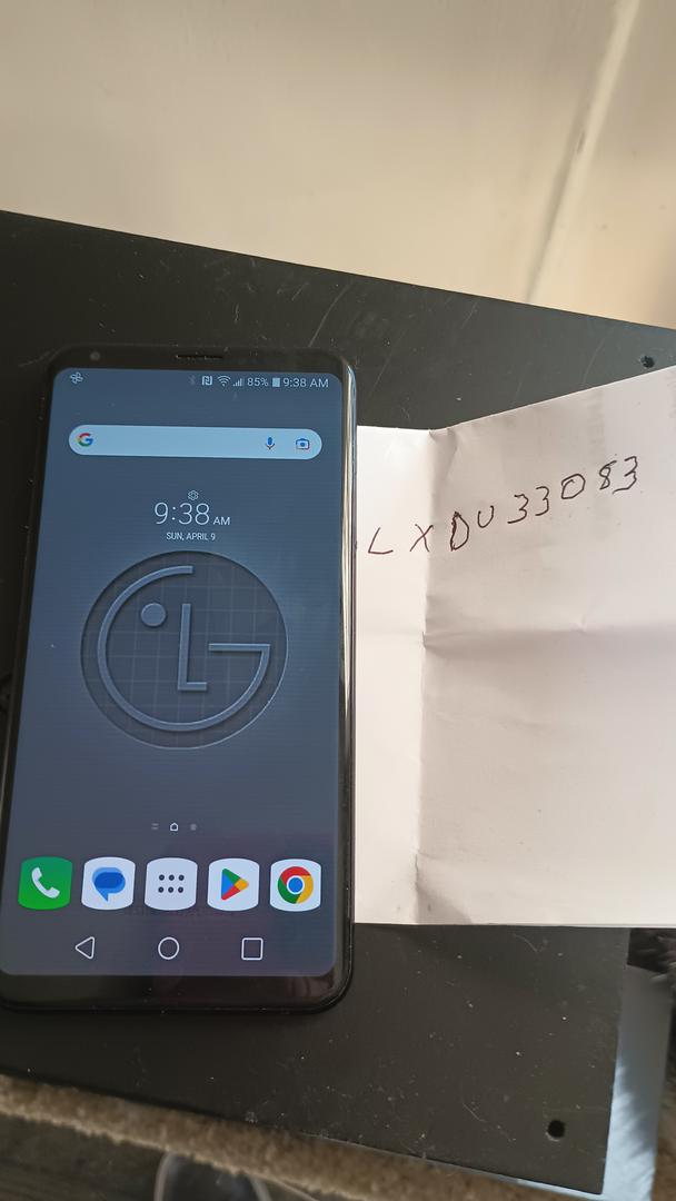 LG V35 ThinQ, color Black