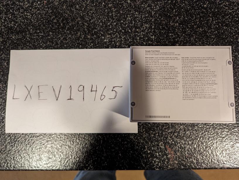 Google Pixel Watch, color Black