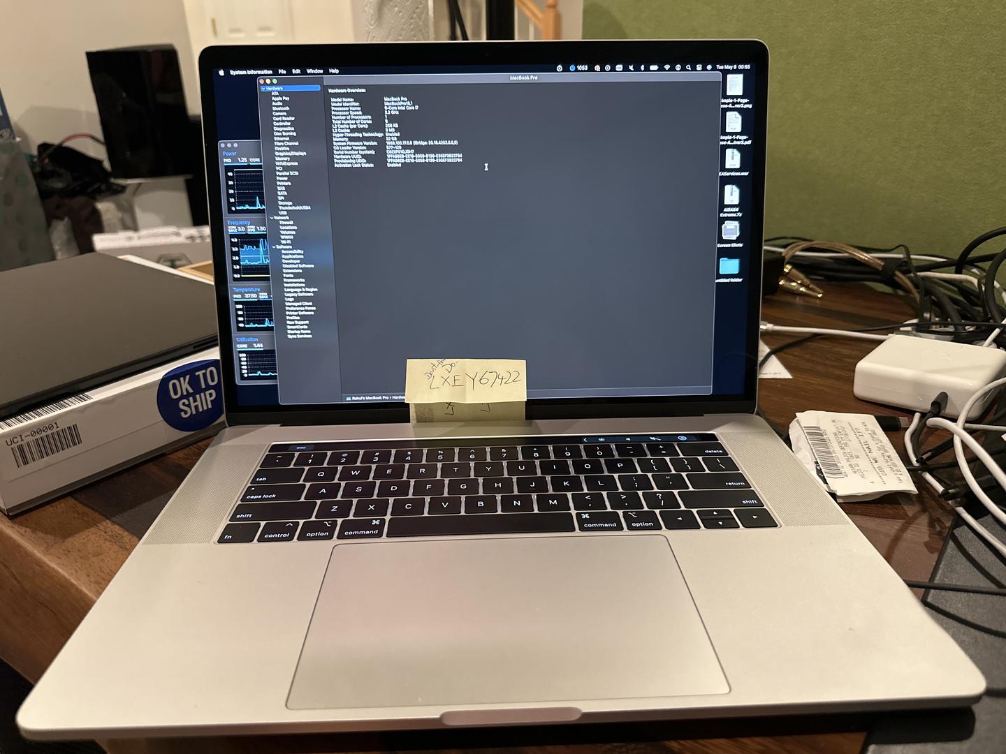 MacBook Pro 2018 (With Touch Bar) - 15", color Silver