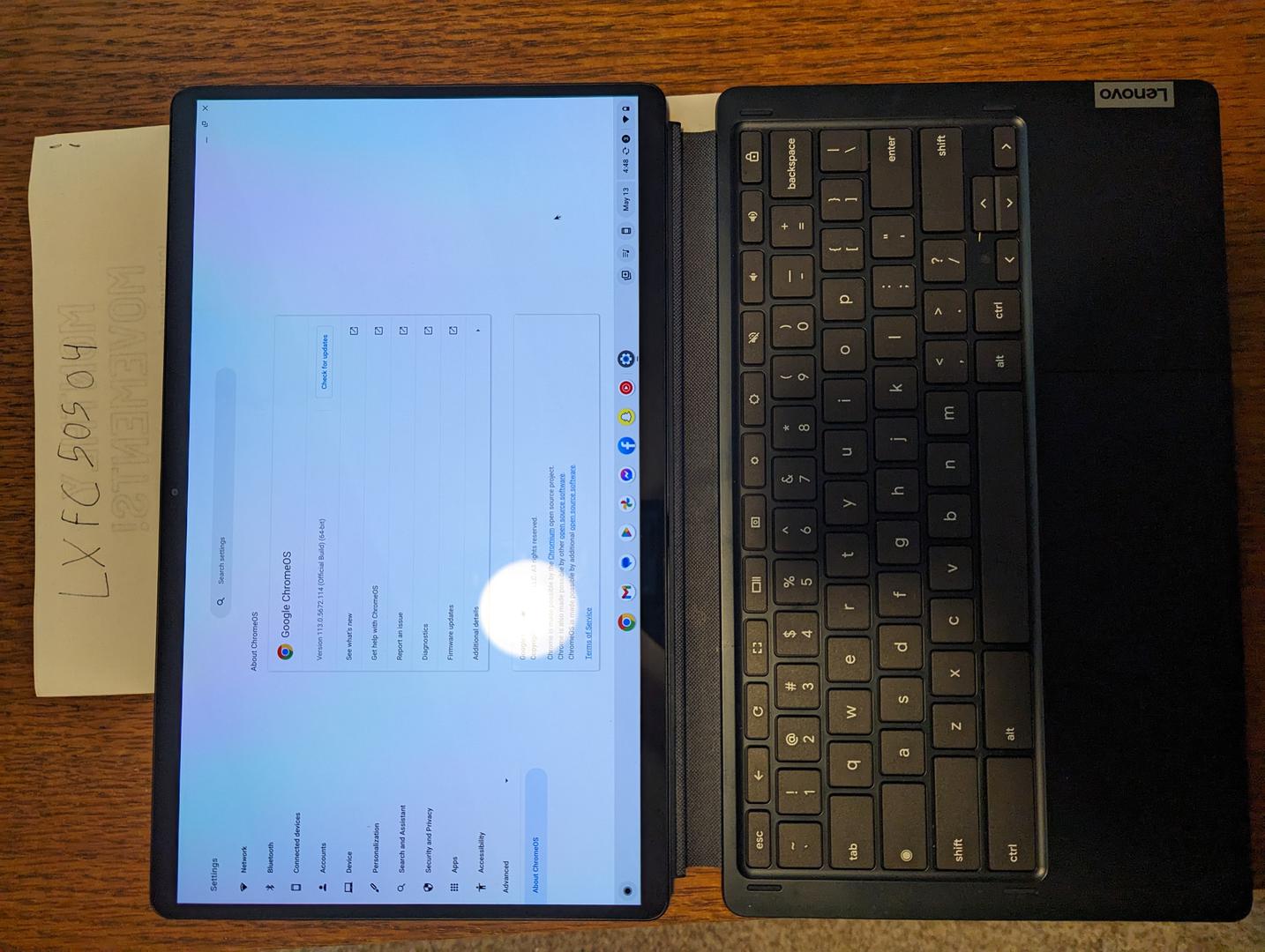 Lenovo Chromebook Duet 5 13”, color Navy Blue