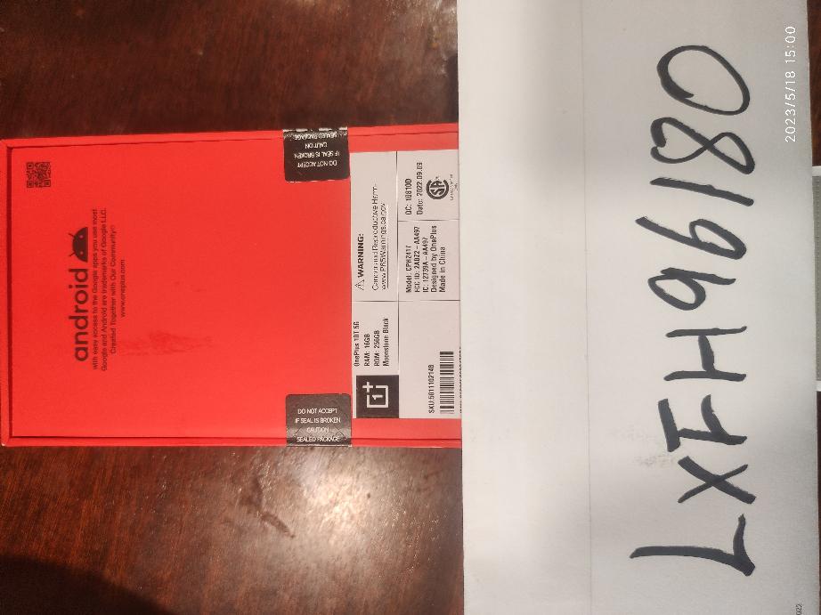 OnePlus 10T, color Black