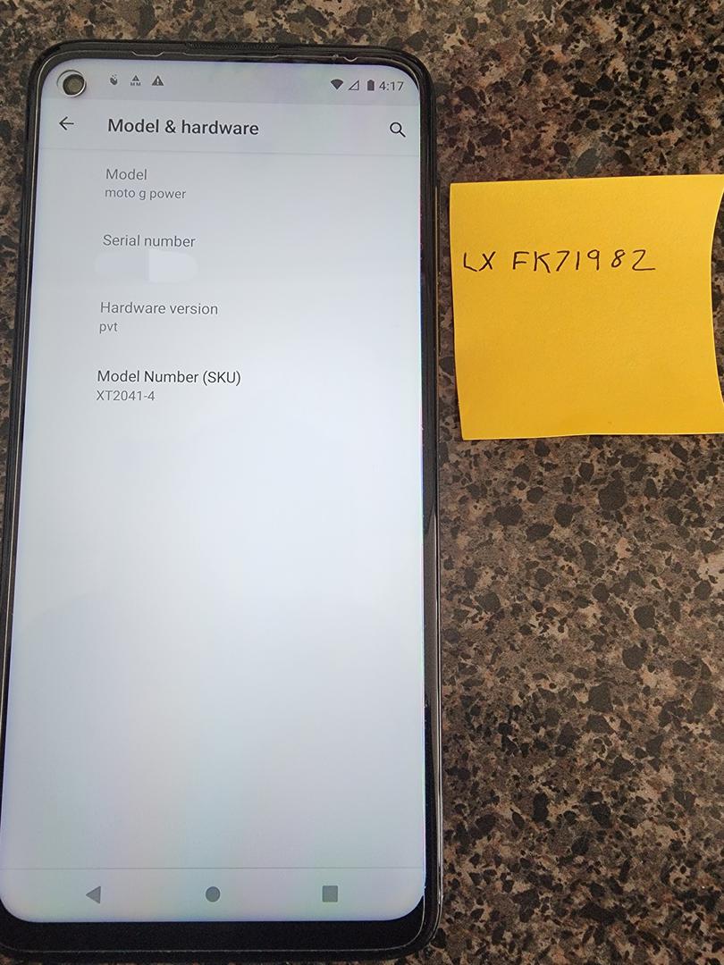 Moto G Power (2020), color Black