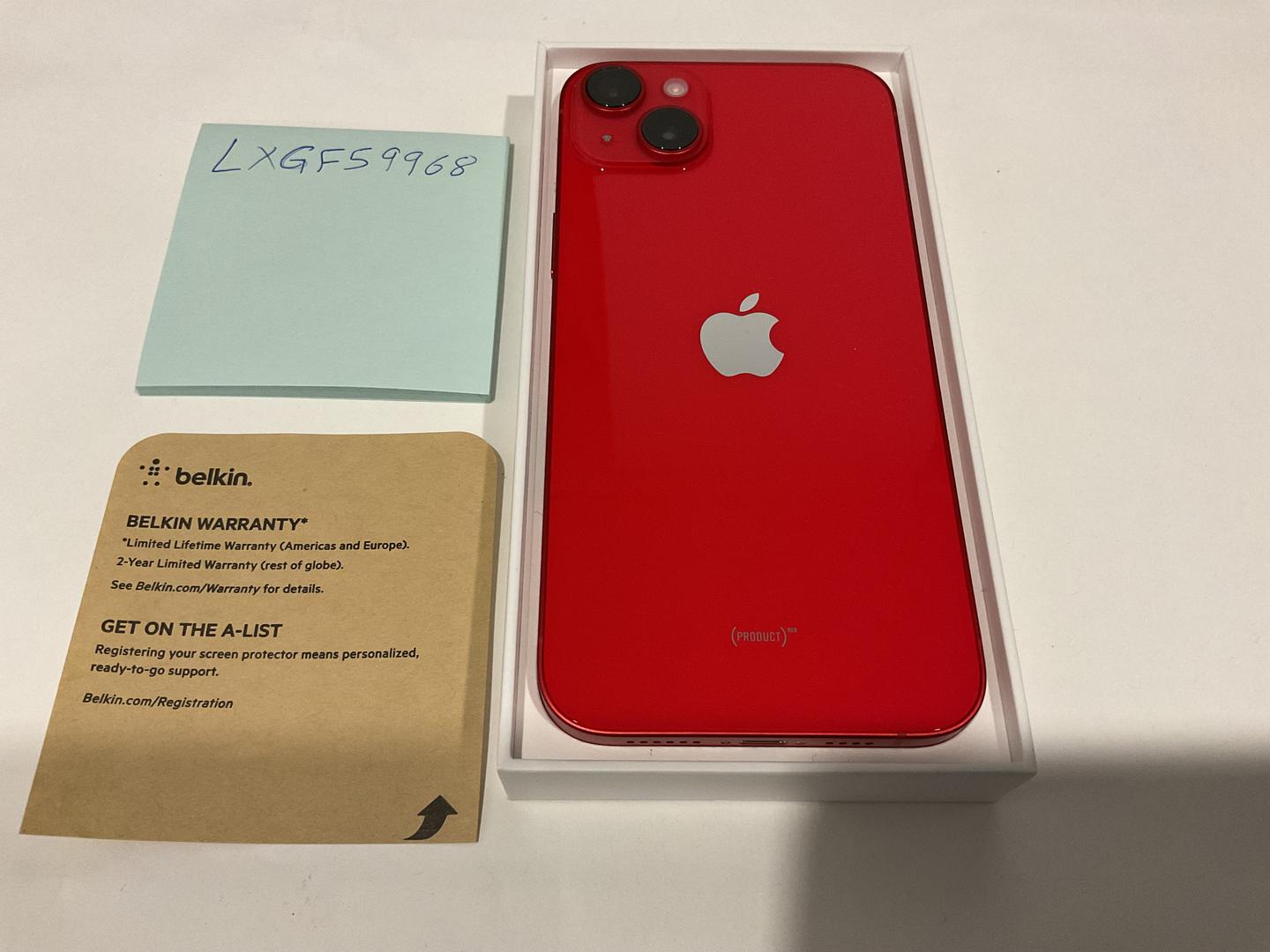 Apple iPhone 14 Plus, color Red