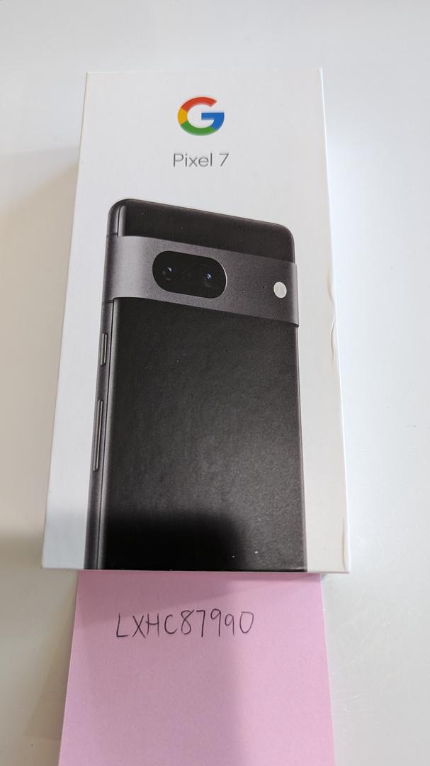 Google Pixel 7, color Obsidian