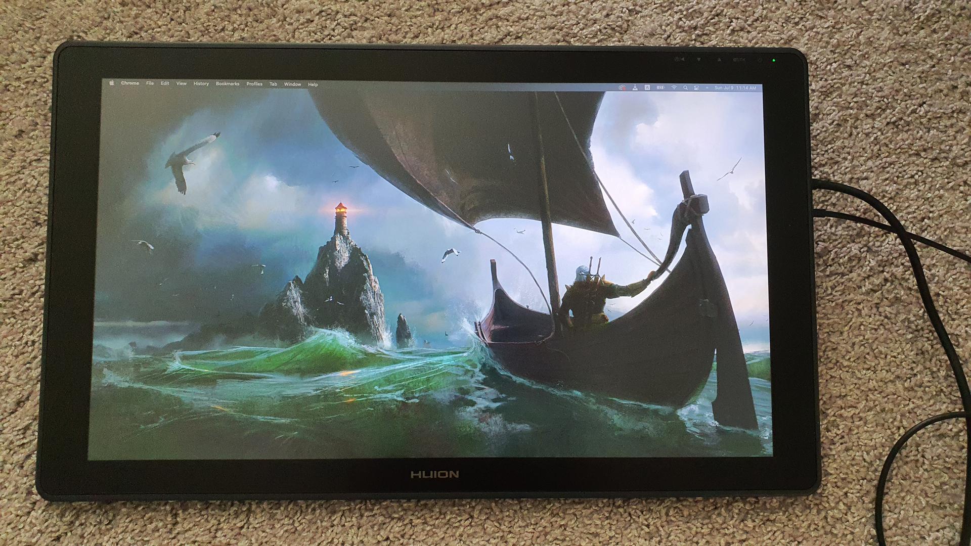 Huion Kamvas 22, color