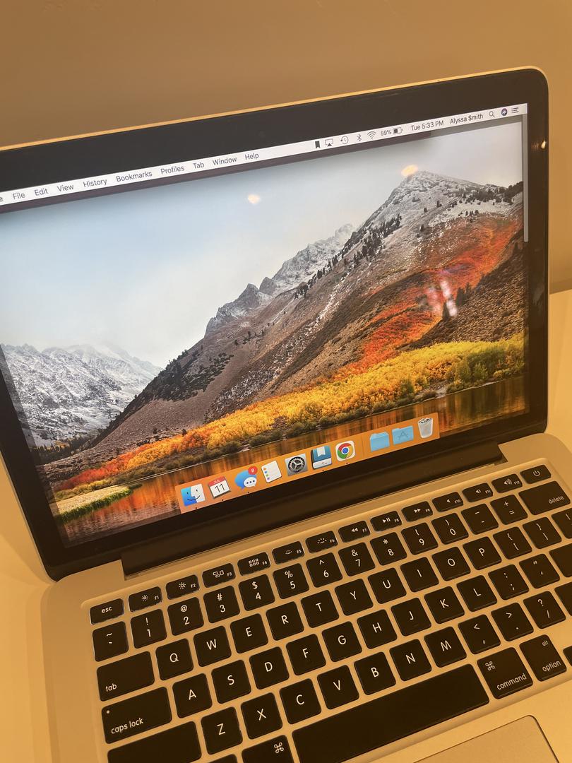 MacBook Pro 2015 (Retina) - 13", color Silver