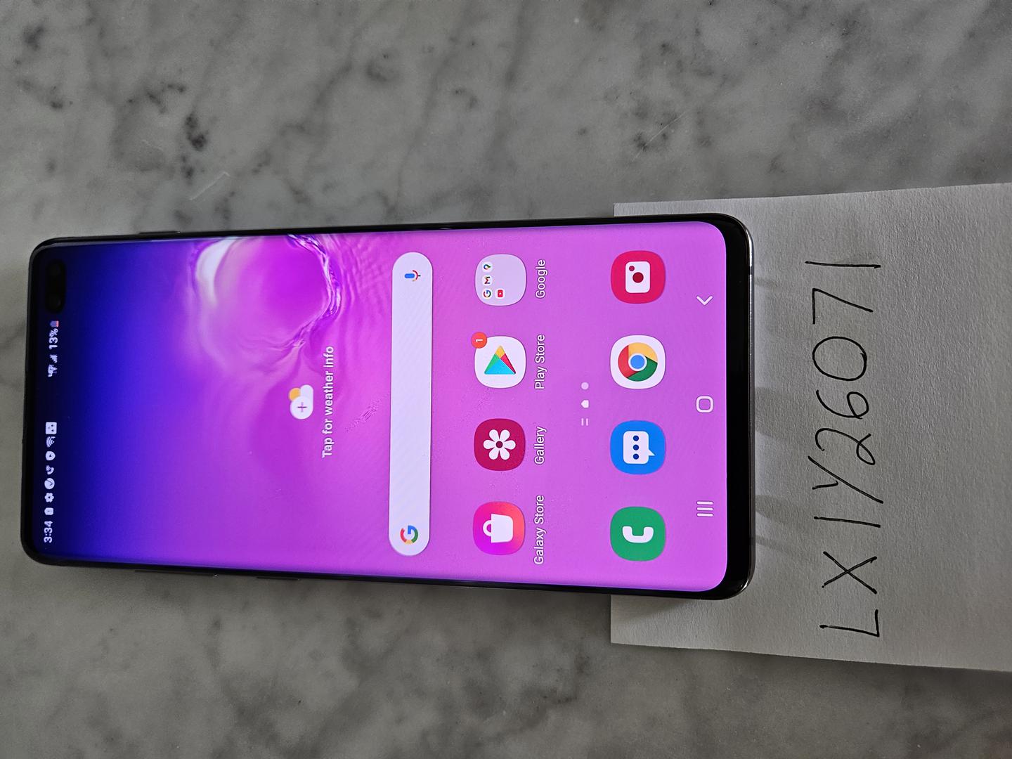 Samsung Galaxy S10 Plus, color Black