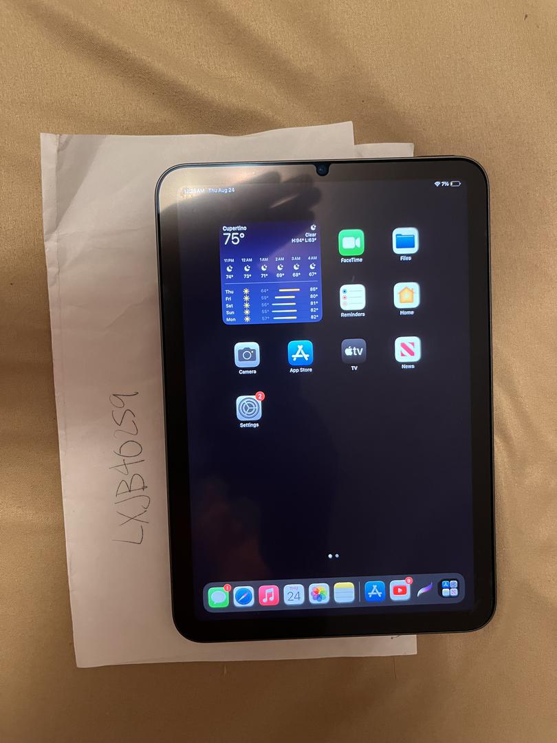 Apple iPad Mini 6th Gen, color Gray