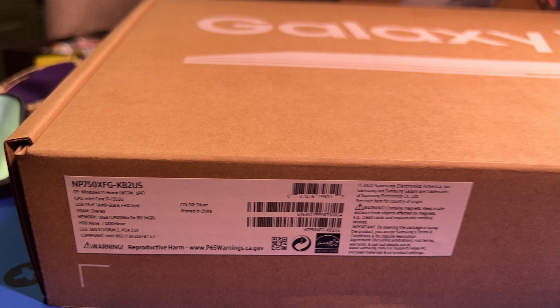 Samsung Galaxy Book3 360, color Graphite