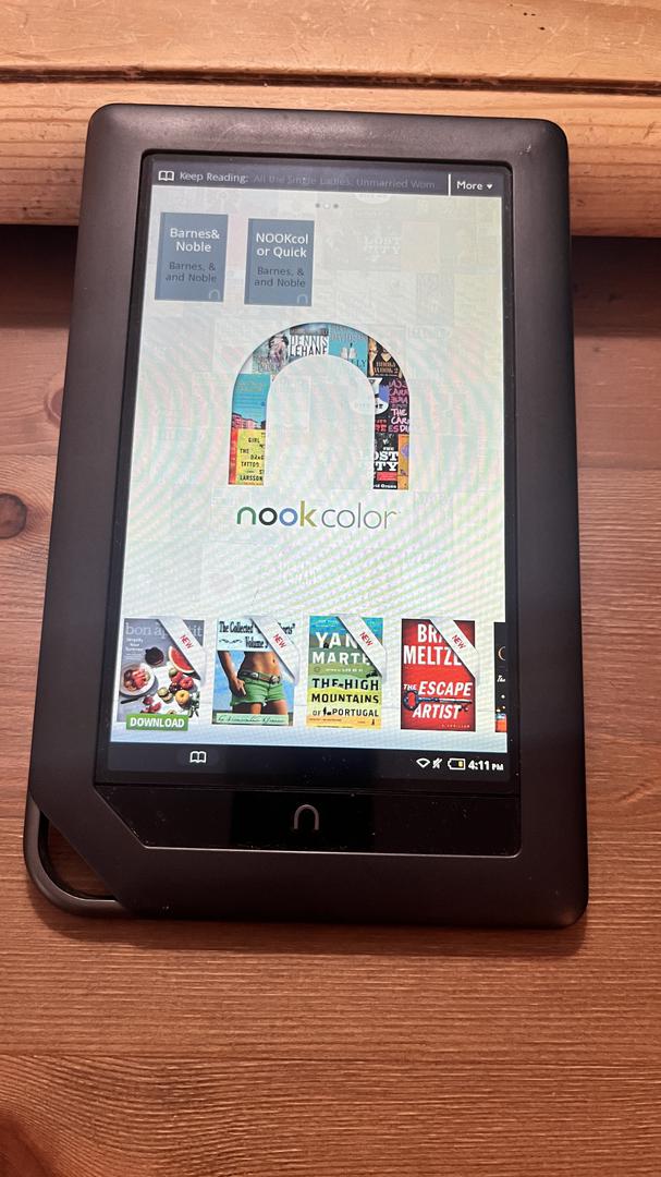 Nook Color, color Gray