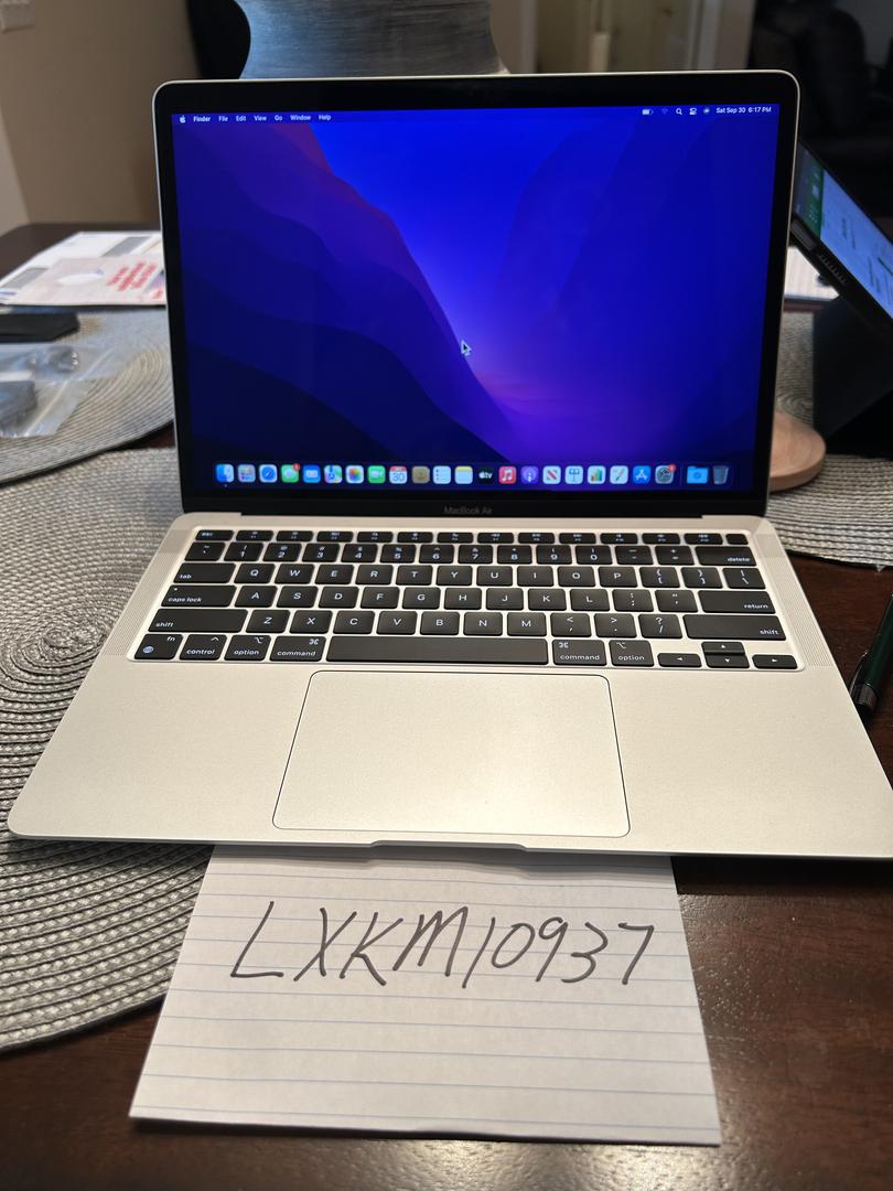 MacBook Air 2020 - 13", color Silver