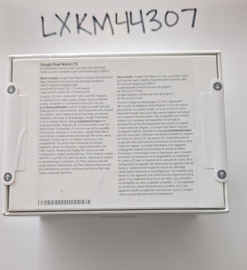 Google Pixel Watch, color Silver